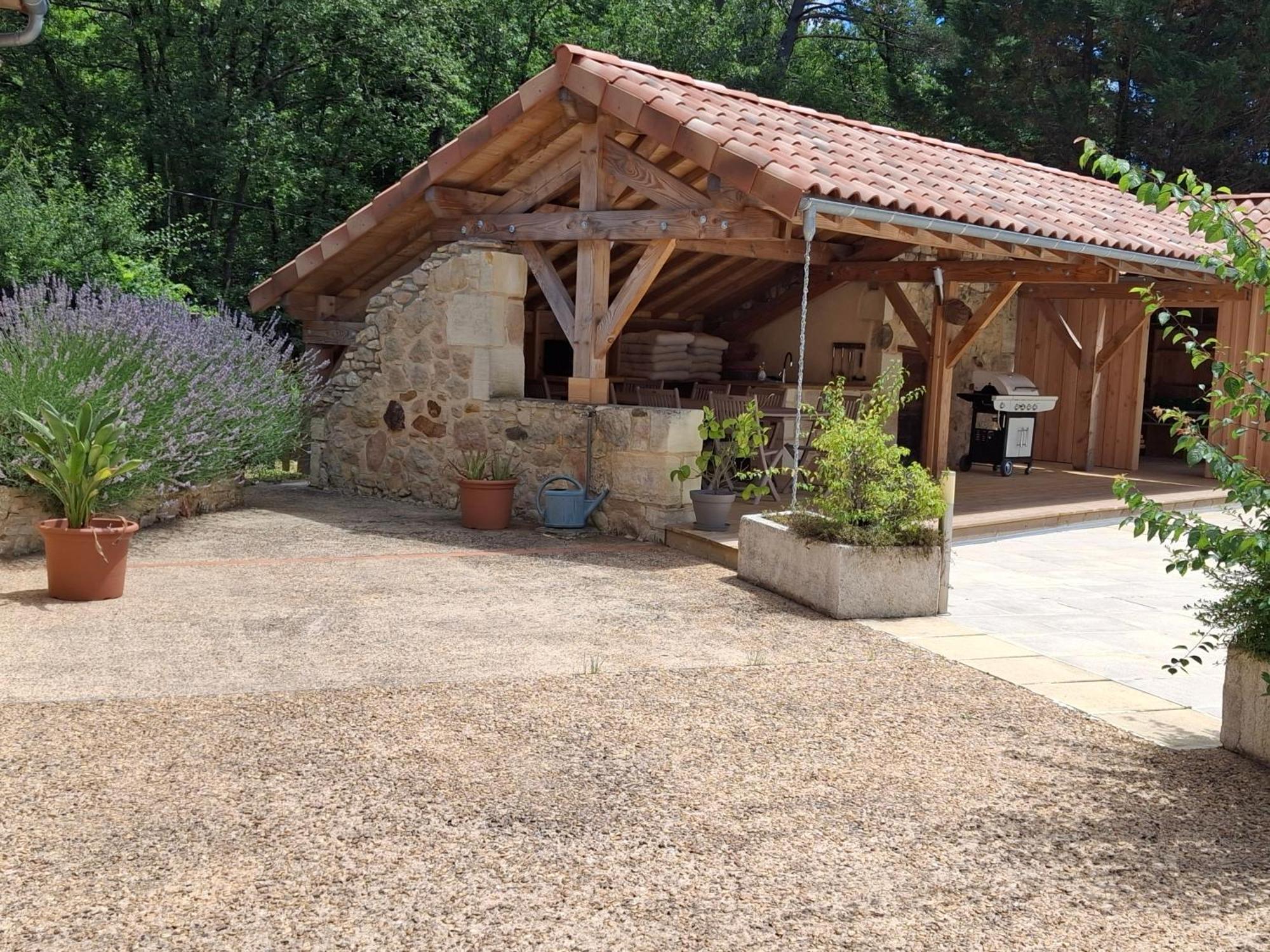 Ferienwohnung Aux Blanches Pierres Fumel Exterior foto